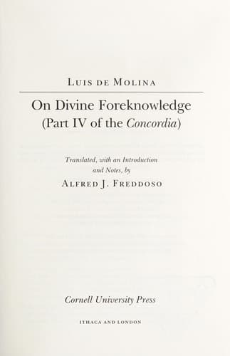 Tapa de On divine foreknowledge