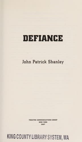 Tapa de Defiance