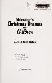 Tapa de Abingdon Christmas drama collection for children