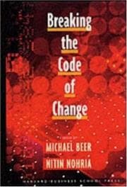 Tapa de Breaking the code of change