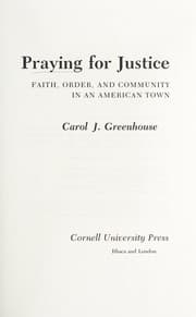 Tapa de Praying for justice