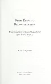 Tapa de From ruins to reconstruction