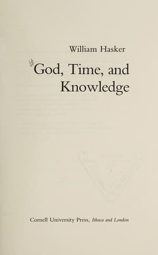 Tapa de God, time, and knowledge