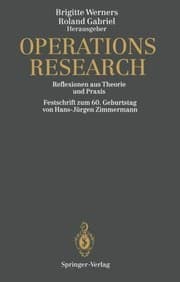 Tapa de Operations Research: Reflexionen aus Theorie und Praxis Festschrift zum 60. Geburtstag von Hans-Jürgen Zimmermann (Delaware Edition)