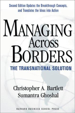 Tapa de Managing Across Borders