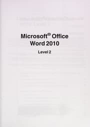 Tapa de Microsoft Office Word 2010
