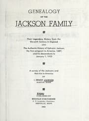 Tapa de Genealogy of the Jackson family