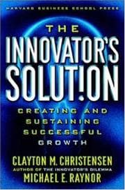 Tapa de The Innovator's Solution