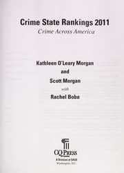 Tapa de Crime state rankings 2011