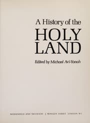 Tapa de A history of the Holy Land