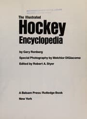 Tapa de The illustrated hockey encyclopedia