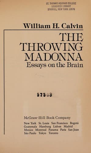 Tapa de The throwing madonna