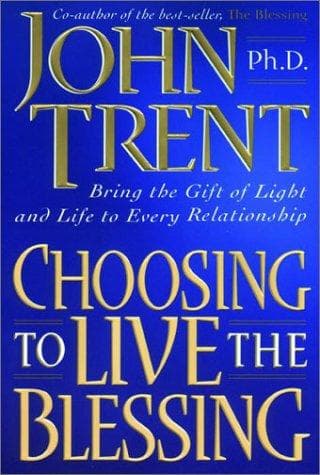 Tapa de Choosing to live the blessing