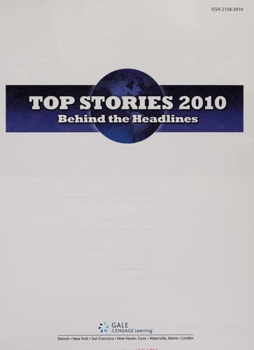 Tapa de Top stories 2010