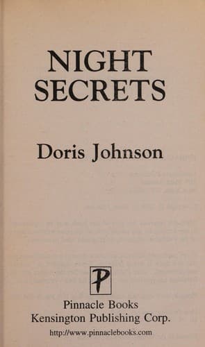 Tapa de Night secrets