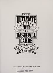 Tapa de The ultimate insider's guide to baseball cards
