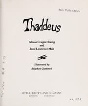 Tapa de Thaddeus