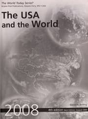 Tapa de The USA and the world, 2008