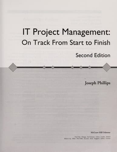 Tapa de IT project management