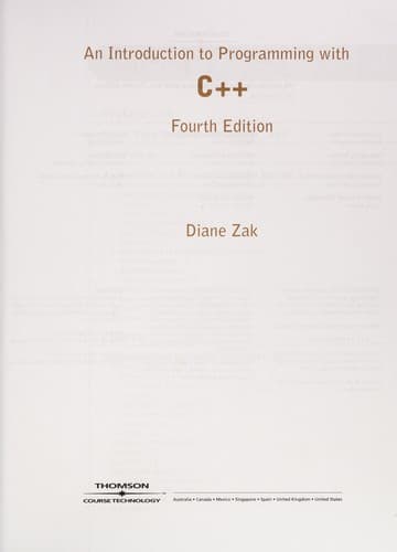Tapa de An introduction to programming with C++