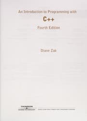 Tapa de An introduction to programming with C++