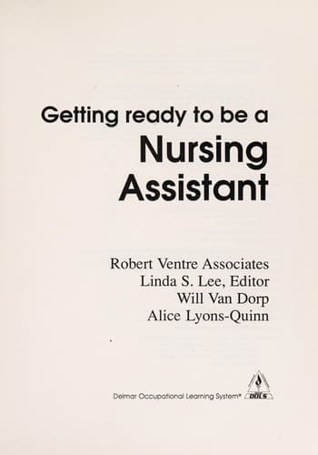 Tapa de Getting ready to be a nurse assistant