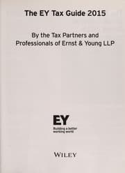Tapa de EY tax guide 2015