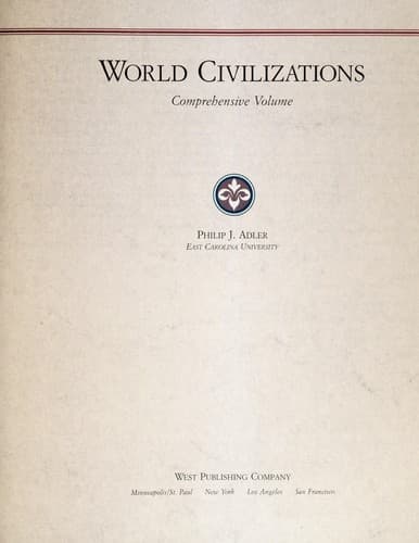 Tapa de World civilizations