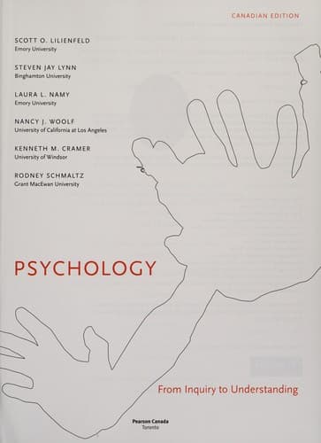 Tapa de Psychology
