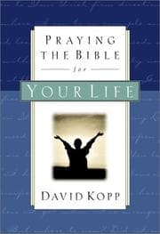 Tapa de Praying the Bible for Your Life