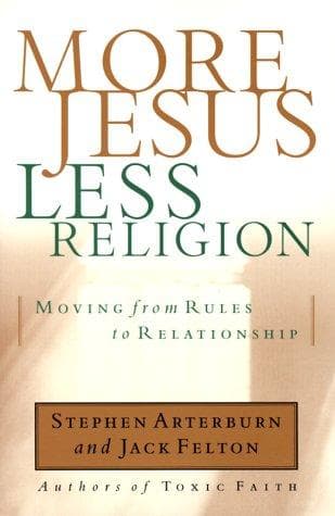 Tapa de More Jesus, Less Religion