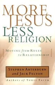 Tapa de More Jesus, Less Religion