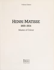 Tapa de Henri Matisse, 1869-1954