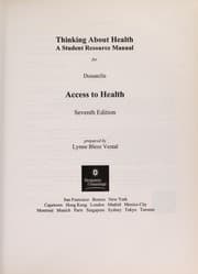 Tapa de Thinking about health