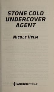 Tapa de Stone cold undercover agent. (Harlequin intrigue, #1730.)
