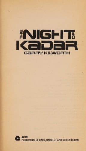 Tapa de The night of Kadar