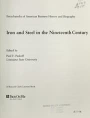 Tapa de Iron and steel in the nineteenth century
