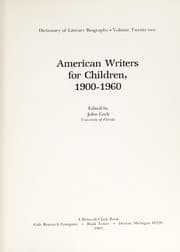 Tapa de American writers for children, 1900-1960