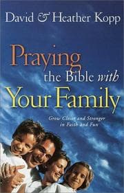 Tapa de Praying the Bible with your family