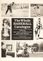 Tapa de The Whole baseball catalogue