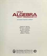 Tapa de Holt algebra with trigonometry