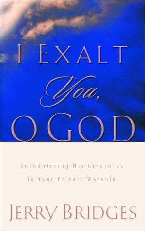 Tapa de I exalt you, O God