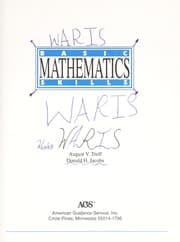 Tapa de Basic mathematics skills