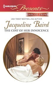 Tapa de The cost of her innocence