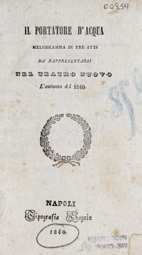Tapa de Il portatore d'acqua