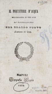 Tapa de Il portatore d'acqua