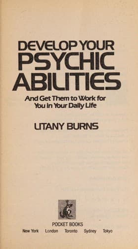 Tapa de Develop Your Psychic Abilities