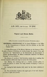 Tapa de Specification of James Williams
