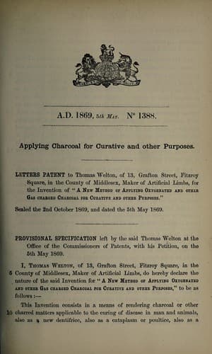 Tapa de Specification of Thomas Welton