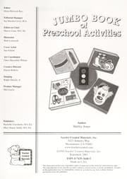 Tapa de Jumbo book of preschool activities